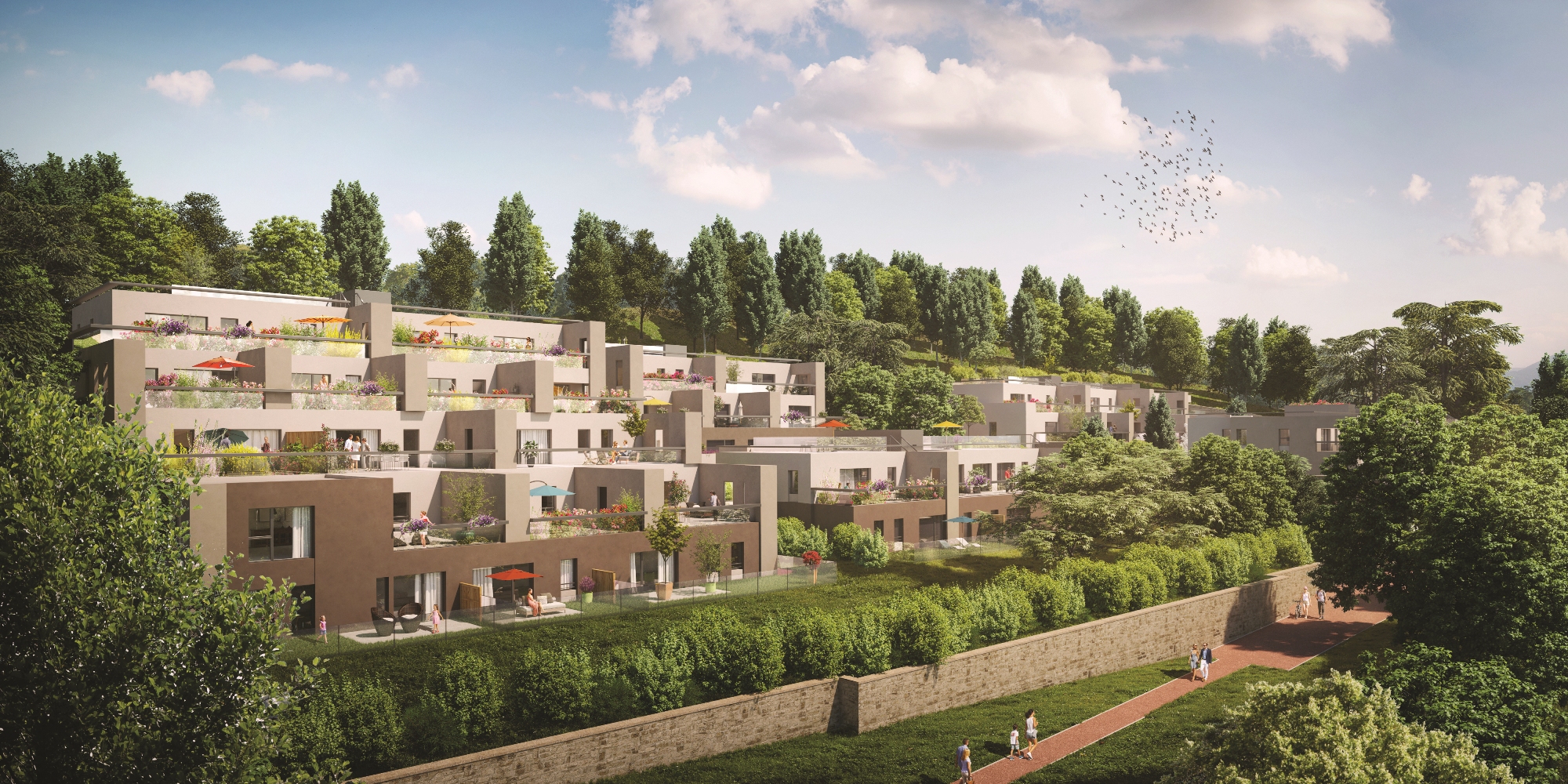 vente ST CYR AU MONT D'OR APPARTEMENT NEUF DANS PARC BOISE DE 5 HA